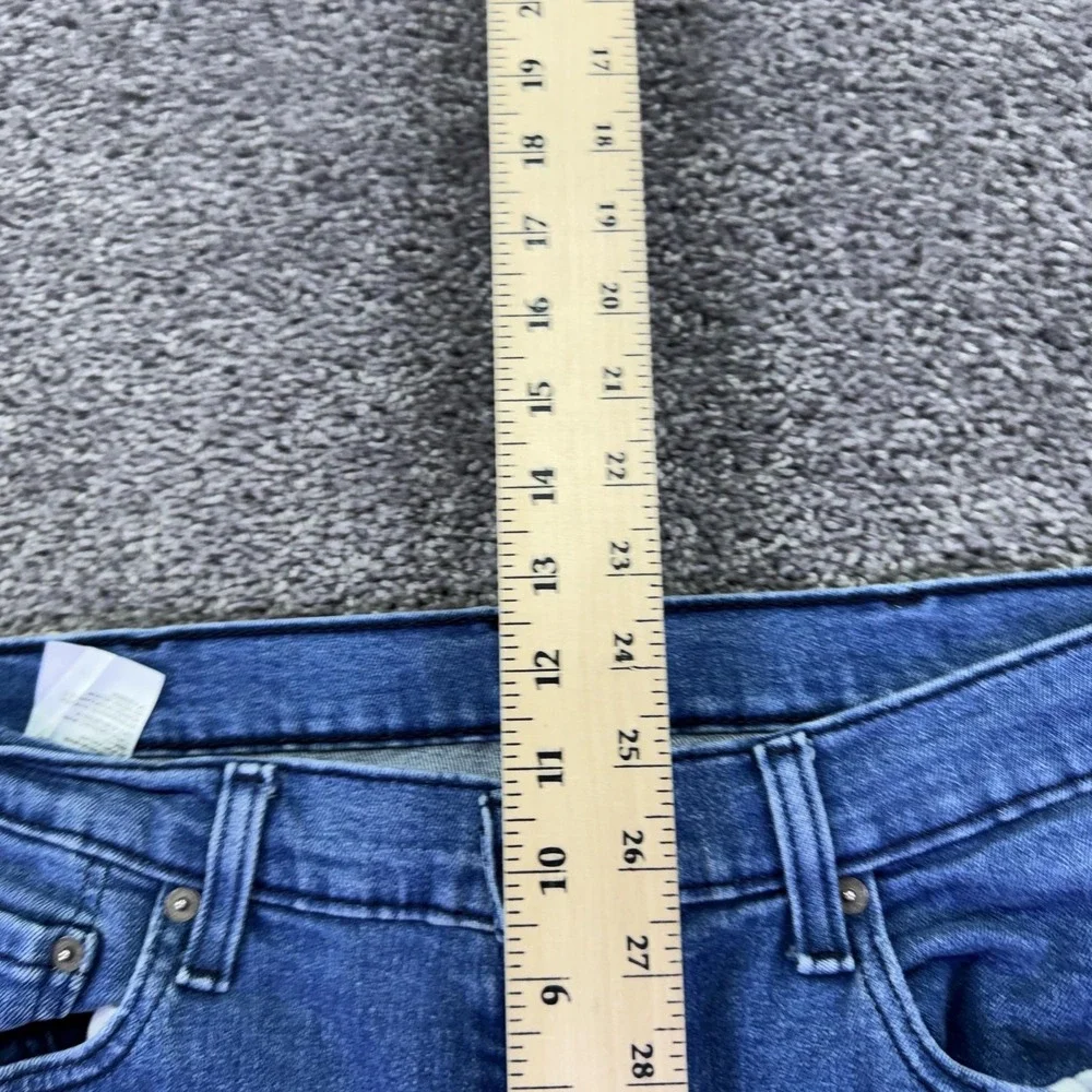 Levis 514 Jeans Mens 38x32 Blue Regular Straight Denim Medium Wash Stretch